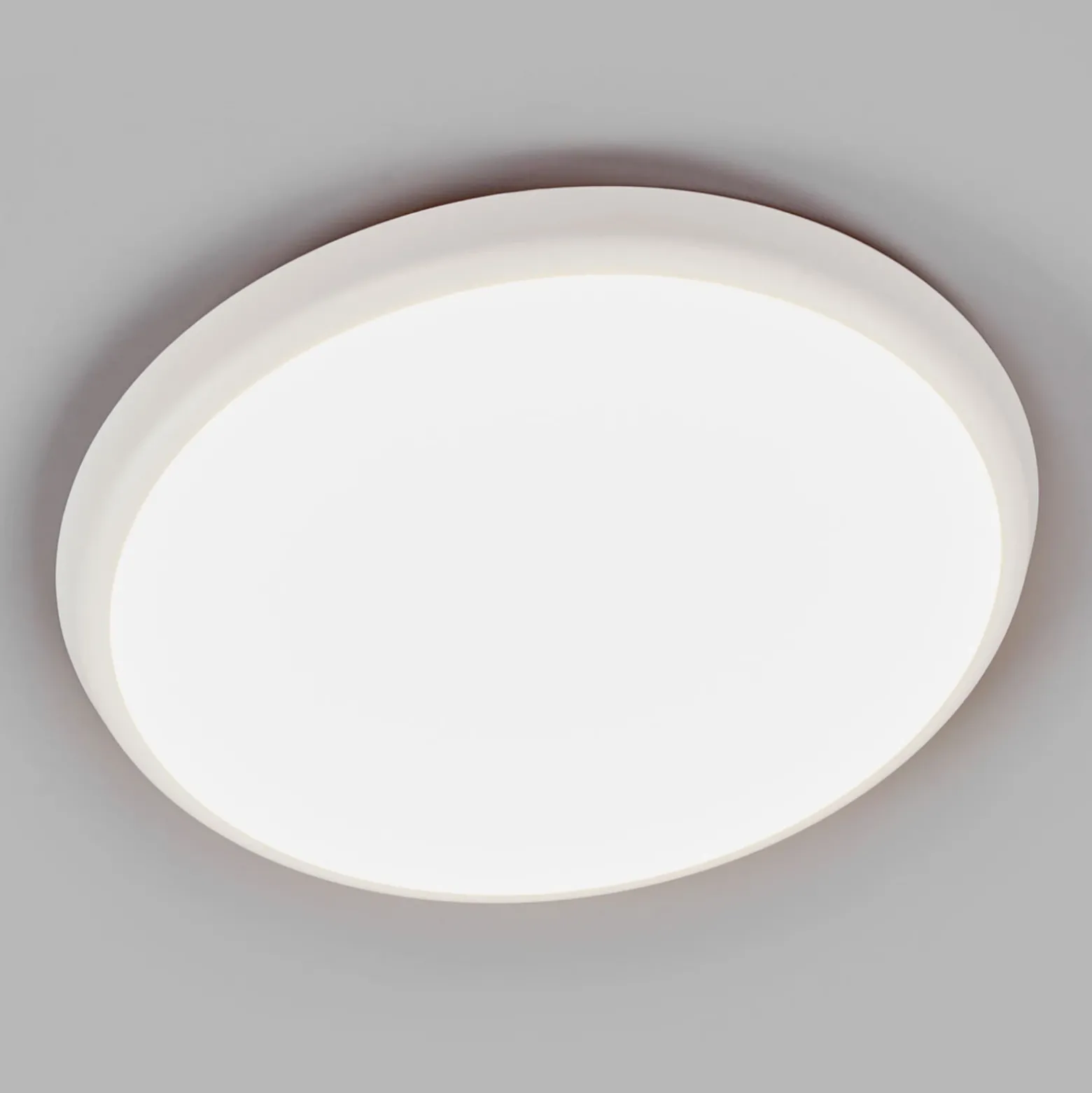 Arcchio plafón LED Augustin, Ø 30 cm, CCT, blanco, IP54