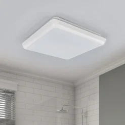 Arcchio plafón LED Augustin, 25 x 25 cm, blanco, IP54