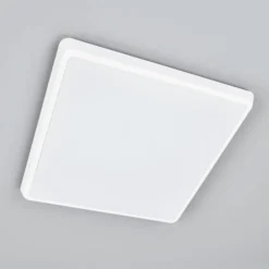 Arcchio plafón LED Augustin, 40 x 40 cm, blanco, IP54