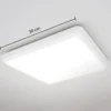 Arcchio plafón LED Augustin, 30 x 30 cm, blanco, IP54