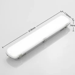 Arcchio Rao Lámpara LED resistente a la humedad, longitud 61,8 cm, lote de 2