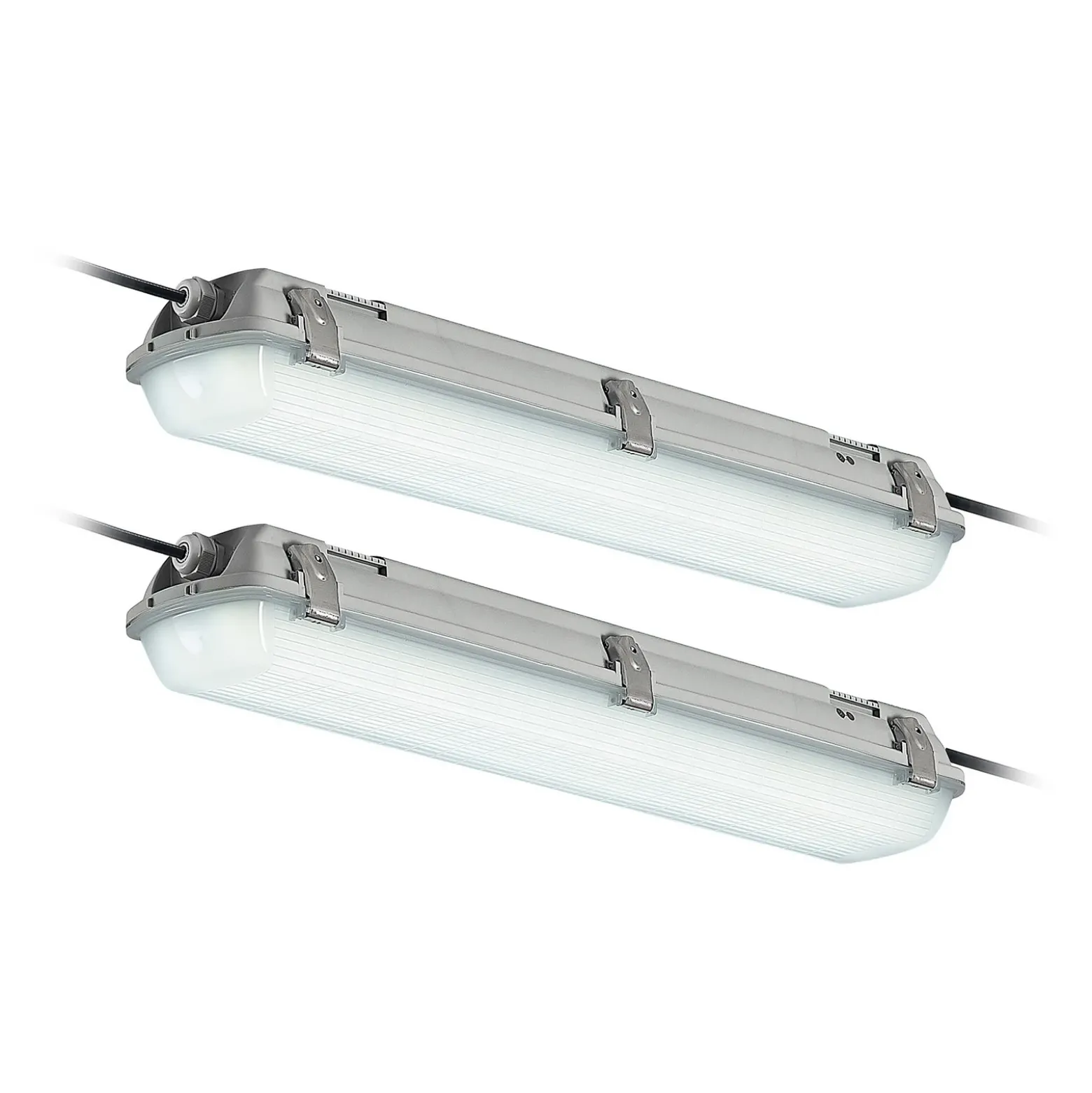 Arcchio Rao Lámpara LED resistente a la humedad, longitud 61,8 cm, lote de 2