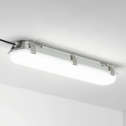 Arcchio Rao Lámpara LED resistente a la humedad, longitud 61,8 cm, lote de 5