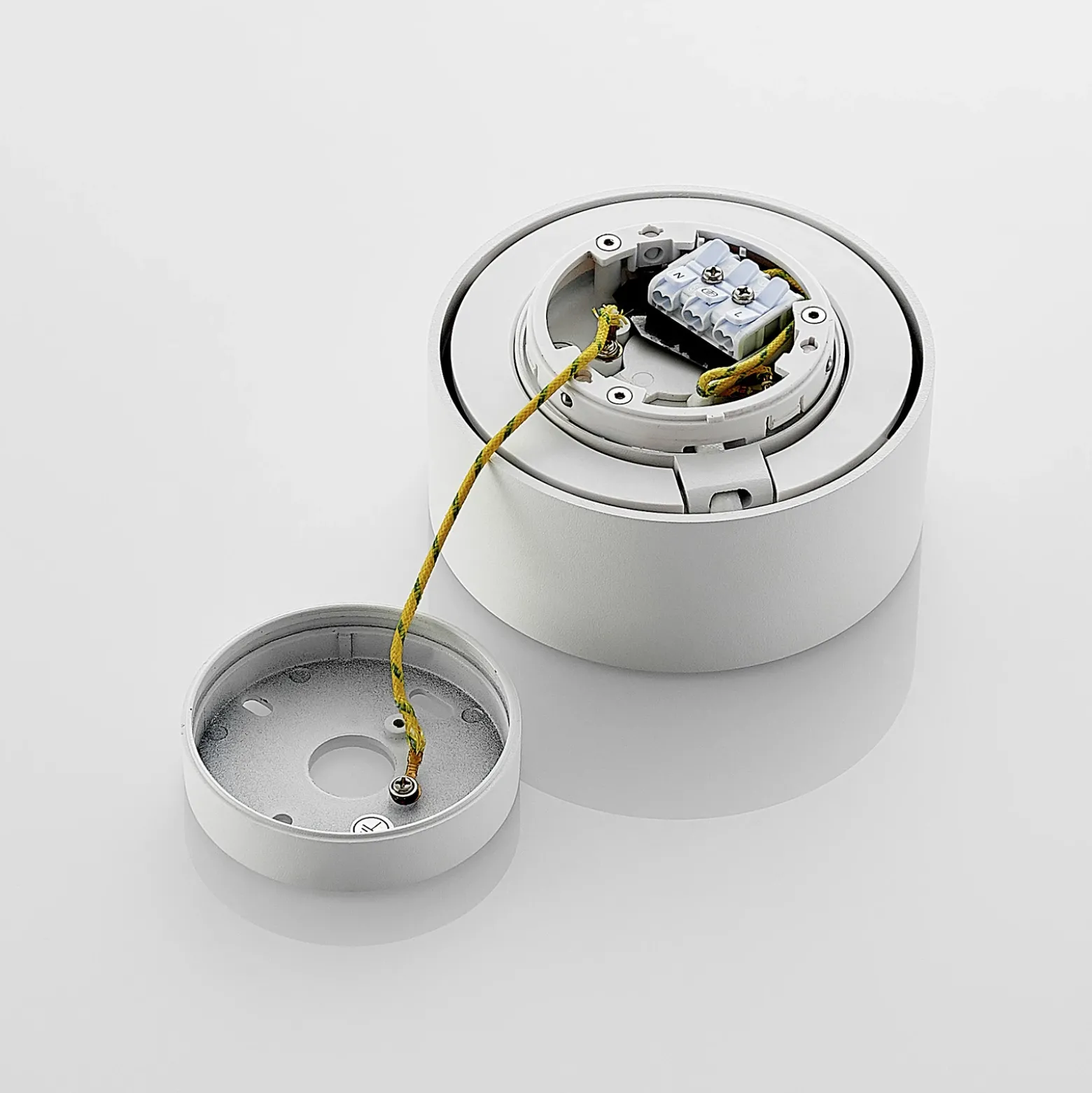 Arcchio Rotari Lámpara LED de techo, blanca, orientable, metal