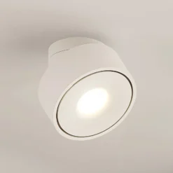 Arcchio Rotari Lámpara LED de techo, blanca, orientable, metal