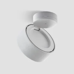 Arcchio Rotari Lámpara LED de techo, blanca, orientable, metal