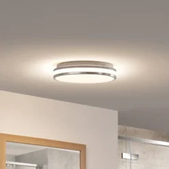 Arcchio Sinovu Lámpara de techo para baño LED, cromo, 34 cm