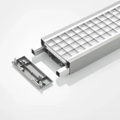 Arcchio Susi lámpara colgante LED de oficina, plata, 120 cm, 4000K, DALI