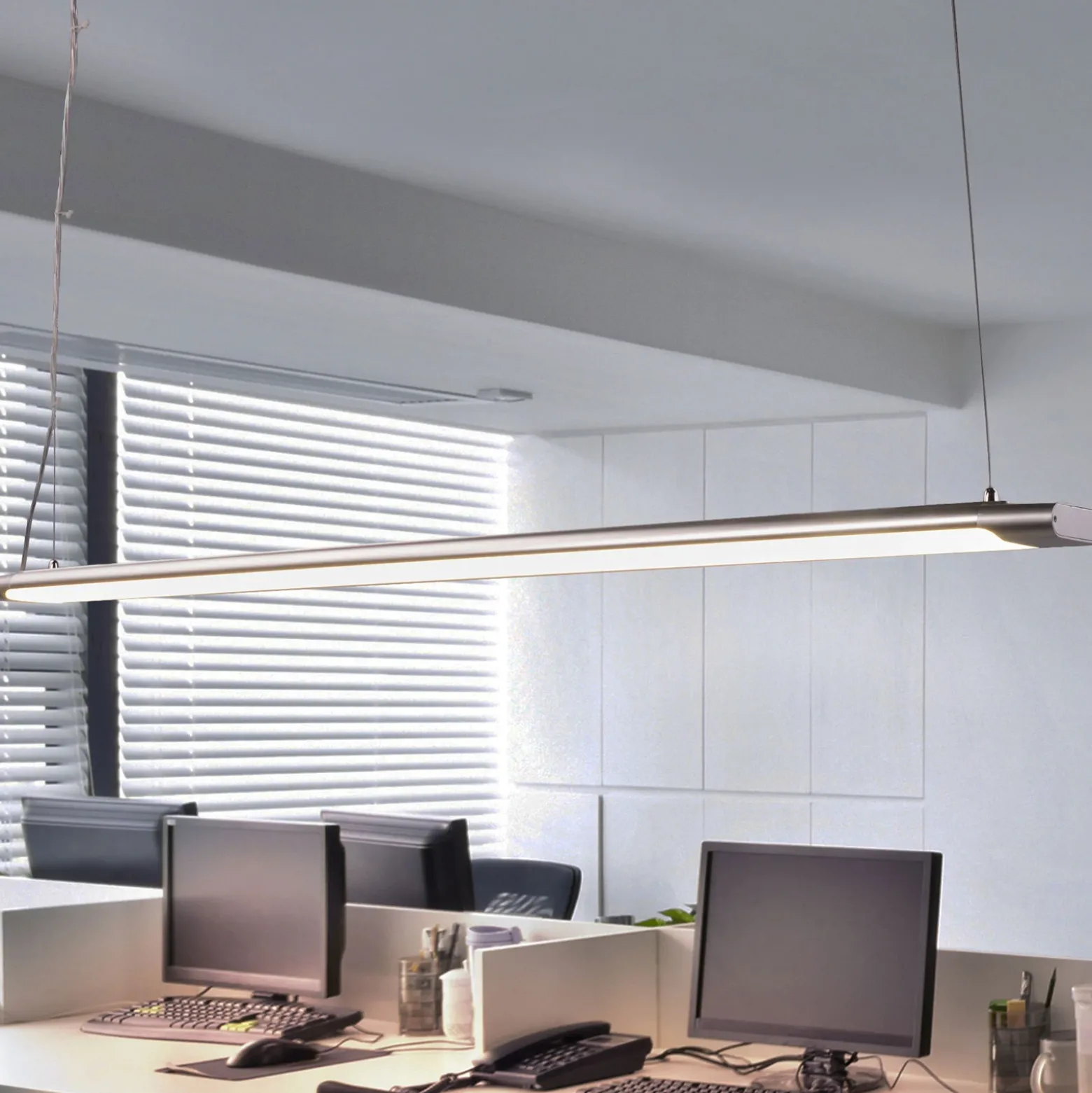 Arcchio Vinca lámpara colgante LED, 120 cm, 3.450 lm, 4.000 K