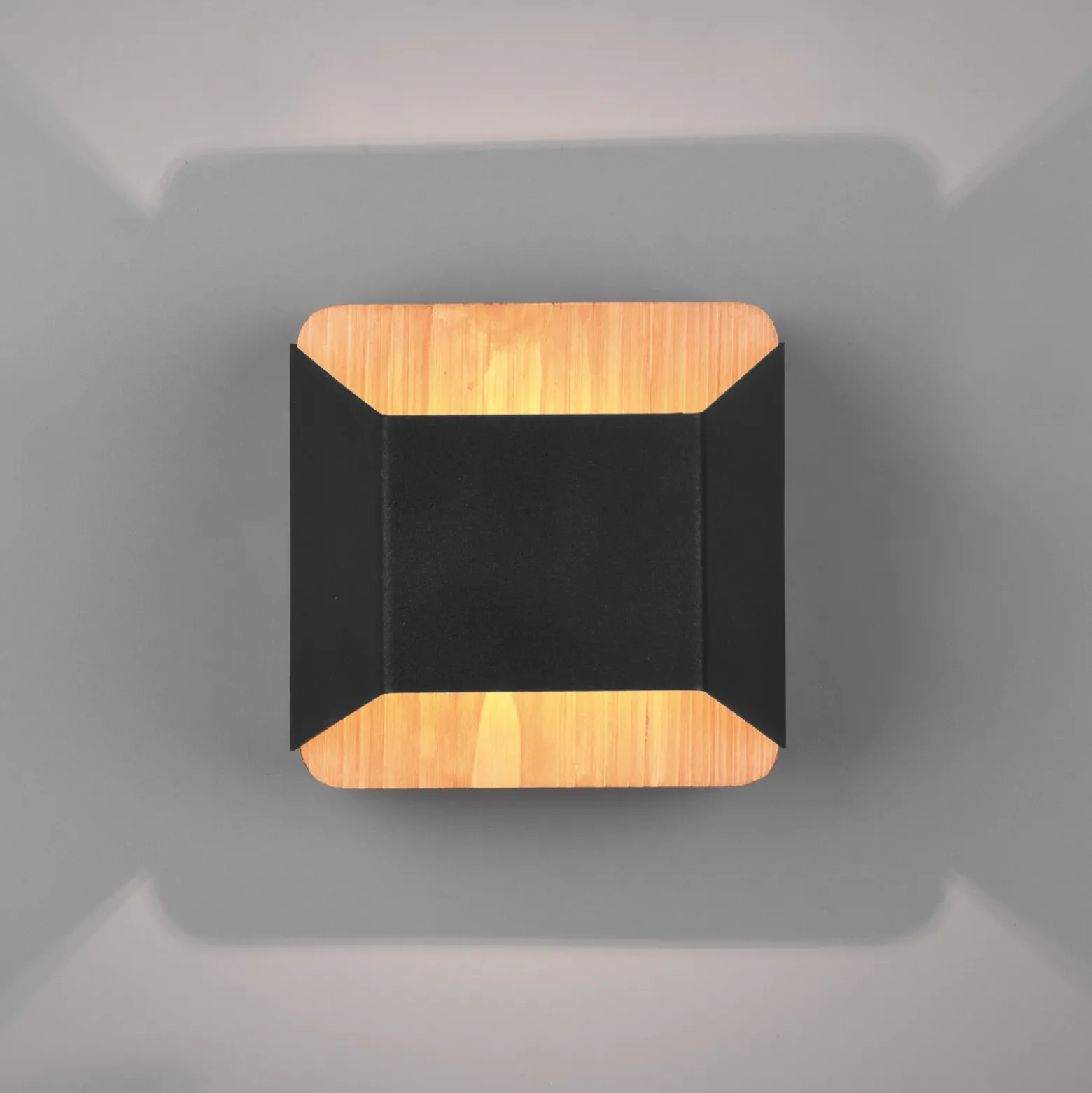 Arino aplique de pared LED, negro, ancho 12,2 cm