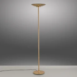 Atenuador de la lámpara de pie LED PURE Moon de aluminio/vidrio color