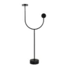 AYTM lámpara de pie LED Grasil, negro, mármol, altura 127 cm