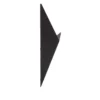 Bañador de pared Bird 3201, diseño triangular, negro