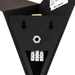 Bañador de pared Bird 3201, diseño triangular, negro