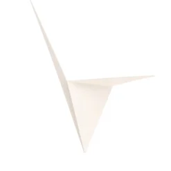 Bañador de pared Bird 3202, diseño triangular, blanco