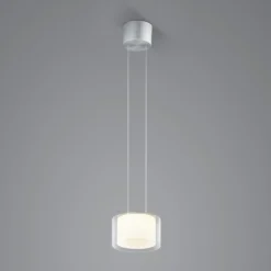BANKAMP Grand Clear Lámpara colgante LED, 1 luz, Ø 20 cm