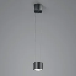 BANKAMP Impulse Flex colgante LED 1 luz negro