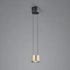 BANKAMP Impulse Flex colgante LED 1 luz rosa