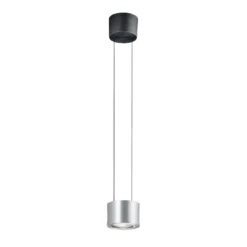 BANKAMP Impulse Flex colgante LED 1 luz níquel
