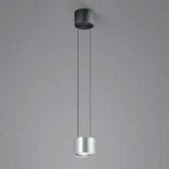 BANKAMP Impulse Flex colgante LED 1 luz níquel