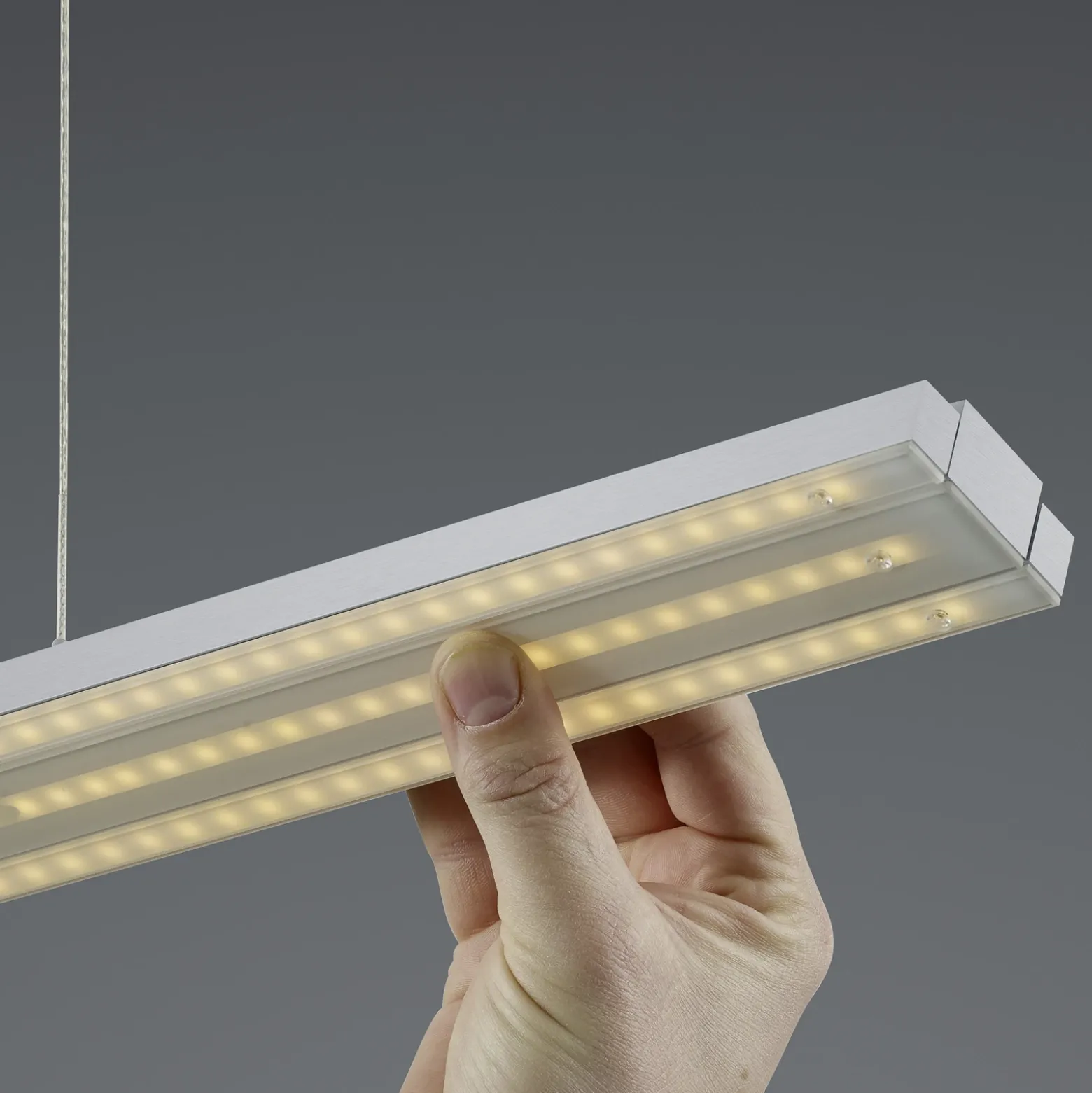 BANKAMP Lightline V3 flex LED up/down aluminio