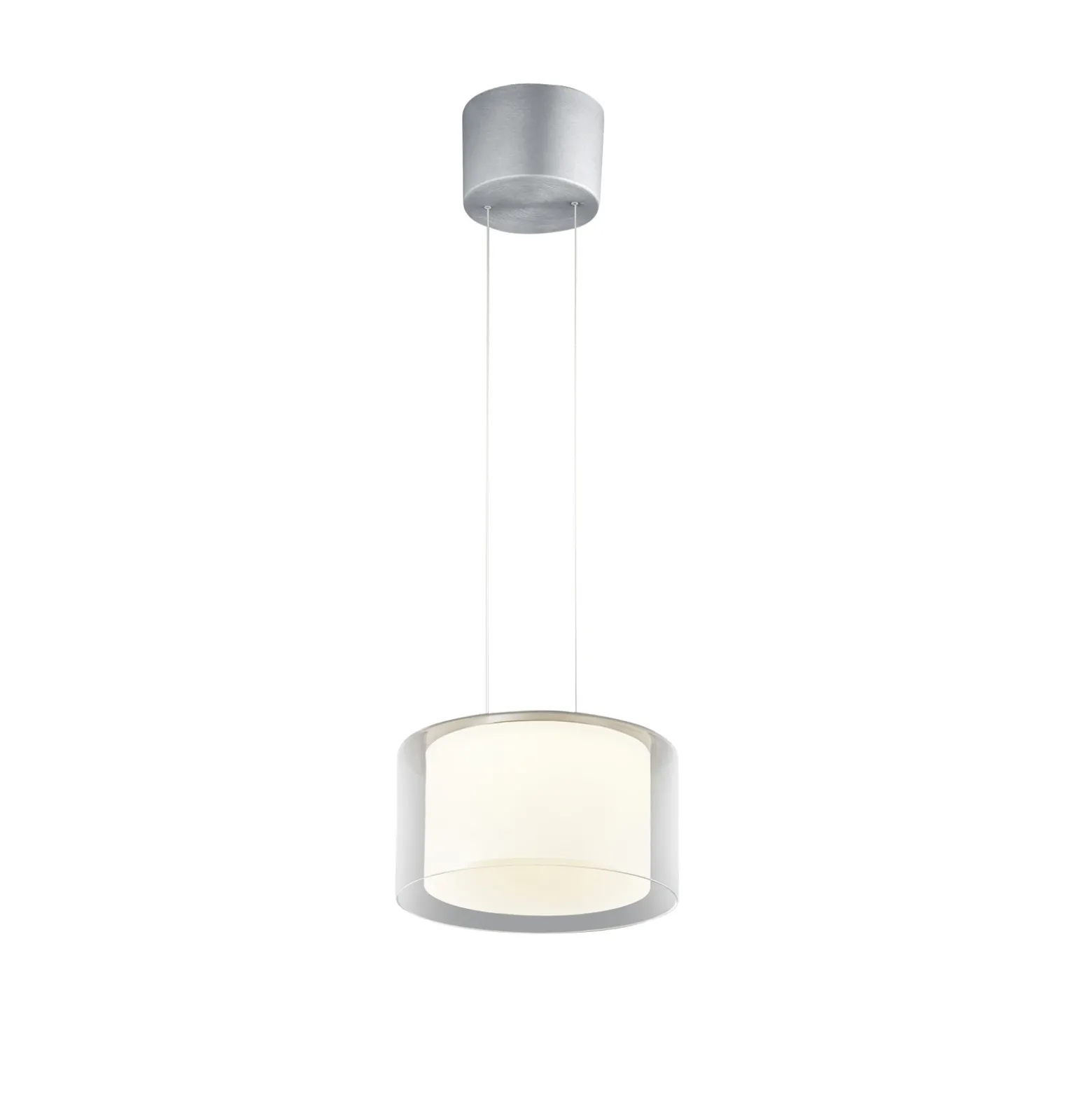 BANKAMP Lámpara colgante Grand Clear LED, 1 luz, Ø 32 cm