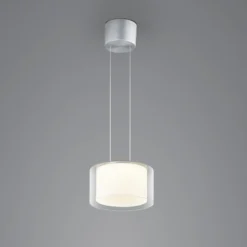 BANKAMP Lámpara colgante Grand Clear LED, 1 luz, Ø 32 cm