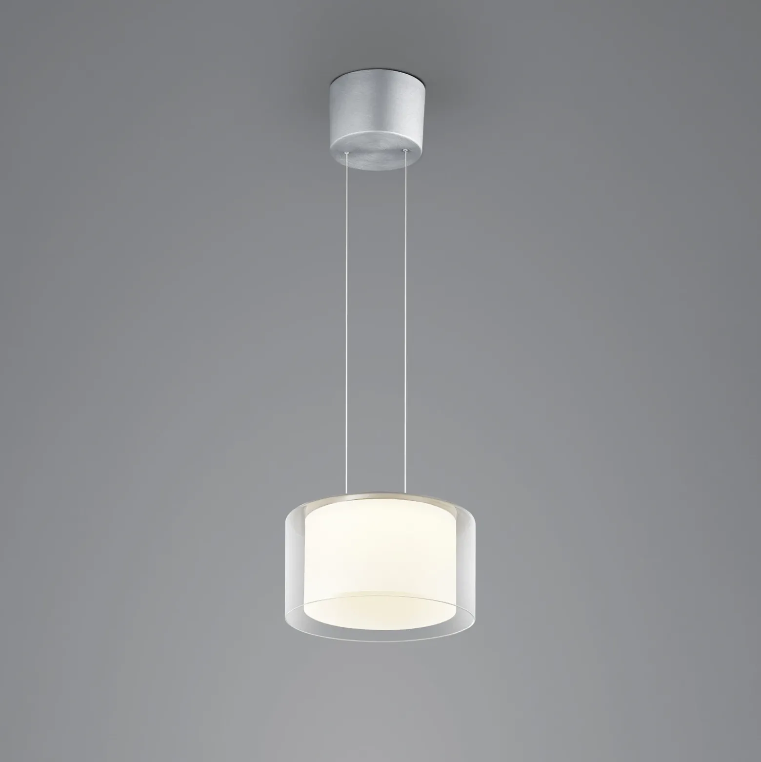 BANKAMP Lámpara colgante Grand Clear LED, 1 luz, Ø 32 cm