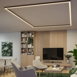 Barra de luz LED Linion de Paulmann, negra, 150 cm, 3000 K