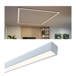 Barra de luz LED Linion de Paulmann, cromada, 100 cm, 3000 K