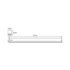Barra de luz LED OSRAM SWITCH BATTEN, 57 cm, 4000 K, blanco