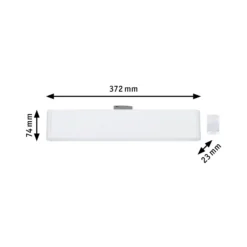 Barra de luz LED Paulmann URail Ceris, 3000 K, aluminio, atenuable