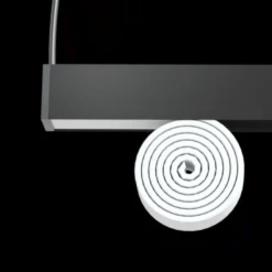 Barra de luz LED SLC CLICK, negra, 140 cm, CCT, DALI, IP20