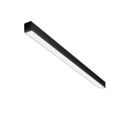 Barra de luz LED SLC CLICK, negra, 112 cm, CCT, DALI, IP20