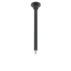 Barra de montaje para carril DUOline, negra, 12,5 cm