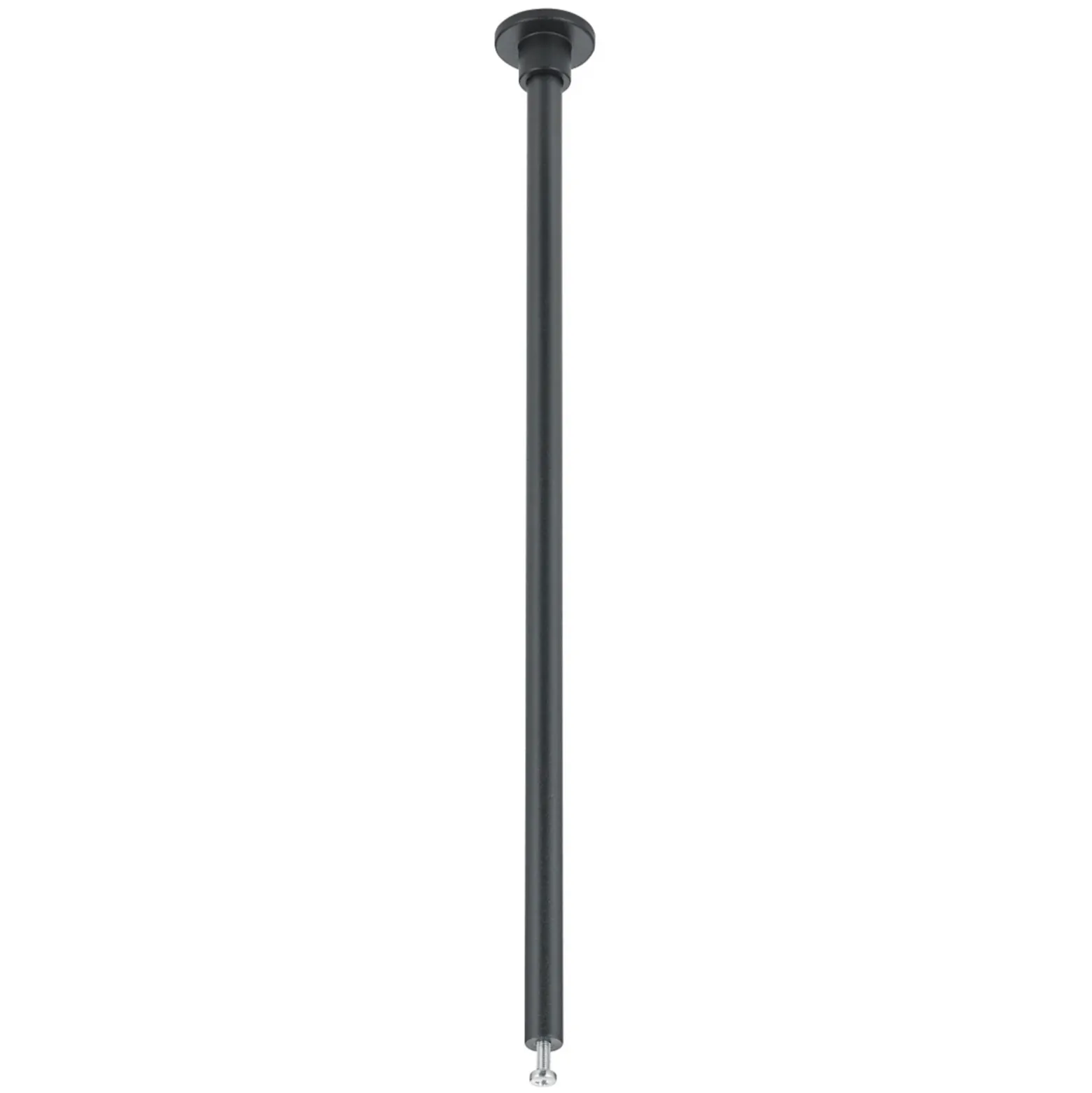 Barra de montaje para carril DUOline, negra, 25cm