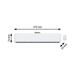 Barra LED Paulmann URail Zelos, 3000 K, blanco señal, atenuable