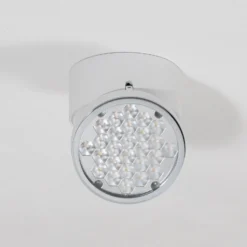 Bega LED downlight 51312.1, blanco, metal DALI orientable
