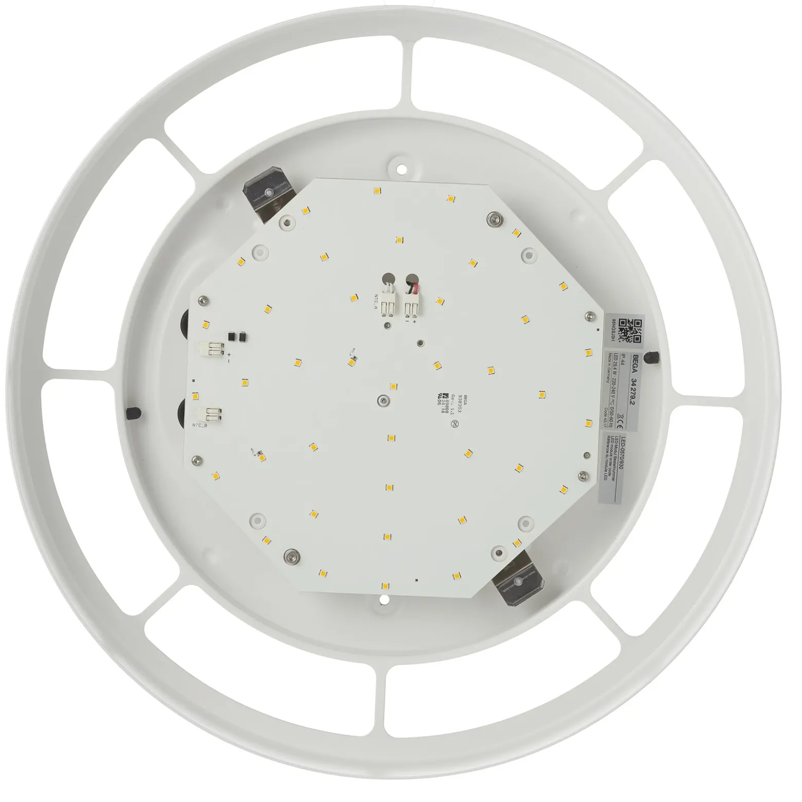 Bega 34279 Plafón LED, aluminio, Ø 42 cm, DALI