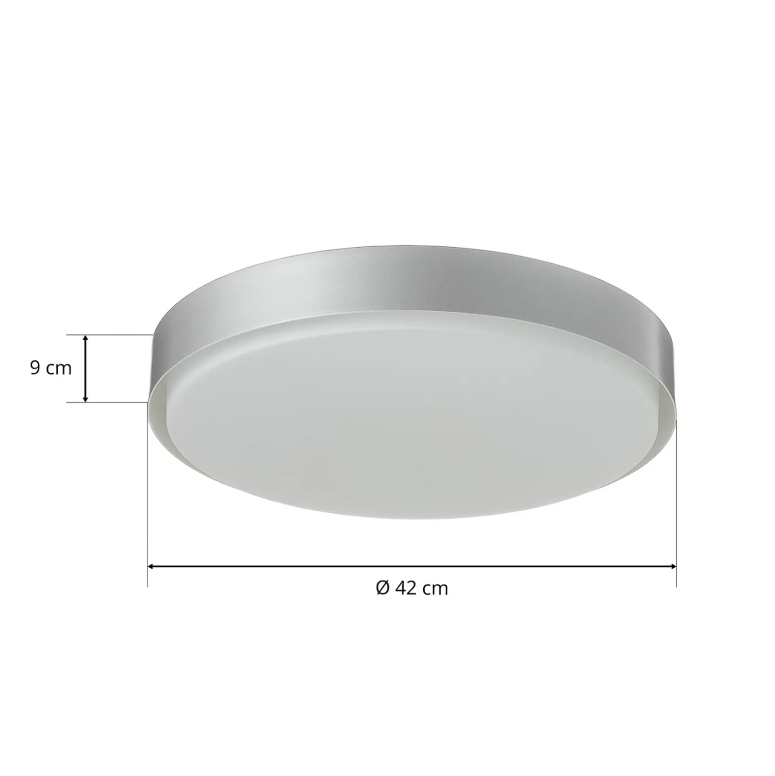 Bega 34279 Plafón LED, aluminio, Ø 42 cm, DALI