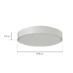 Bega 34278 Plafón LED, blanco, Ø 36 cm, DALI