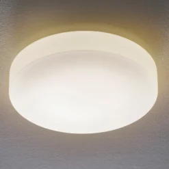 Bega 50652 Plafón LED cristal opal 3.000K Ø39cm