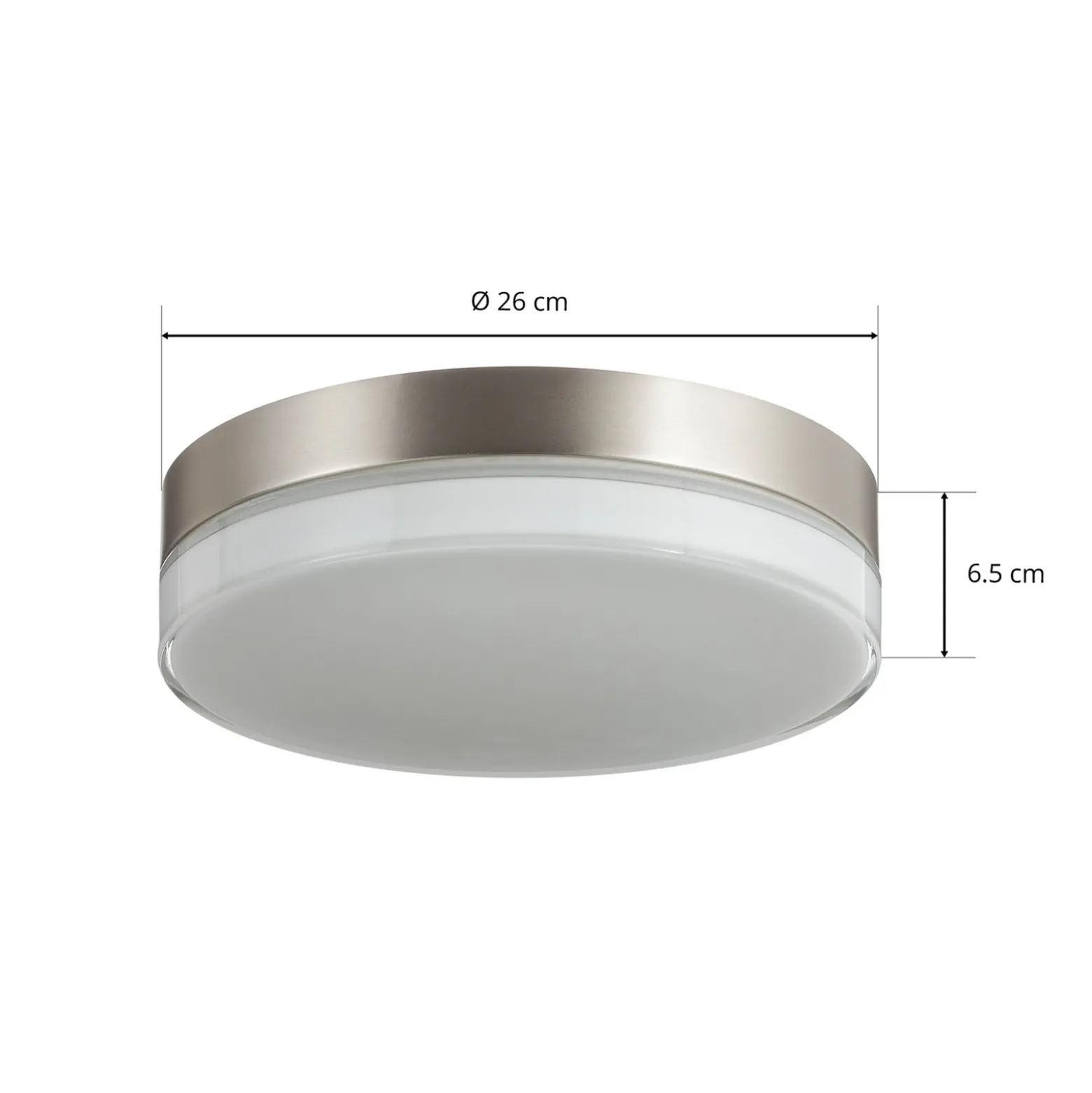 Bega 12128 Plafón LED DALI 930 acero 26cm