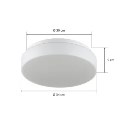 Bega 50079 Plafón LED DALI 3.000K Ø34cm