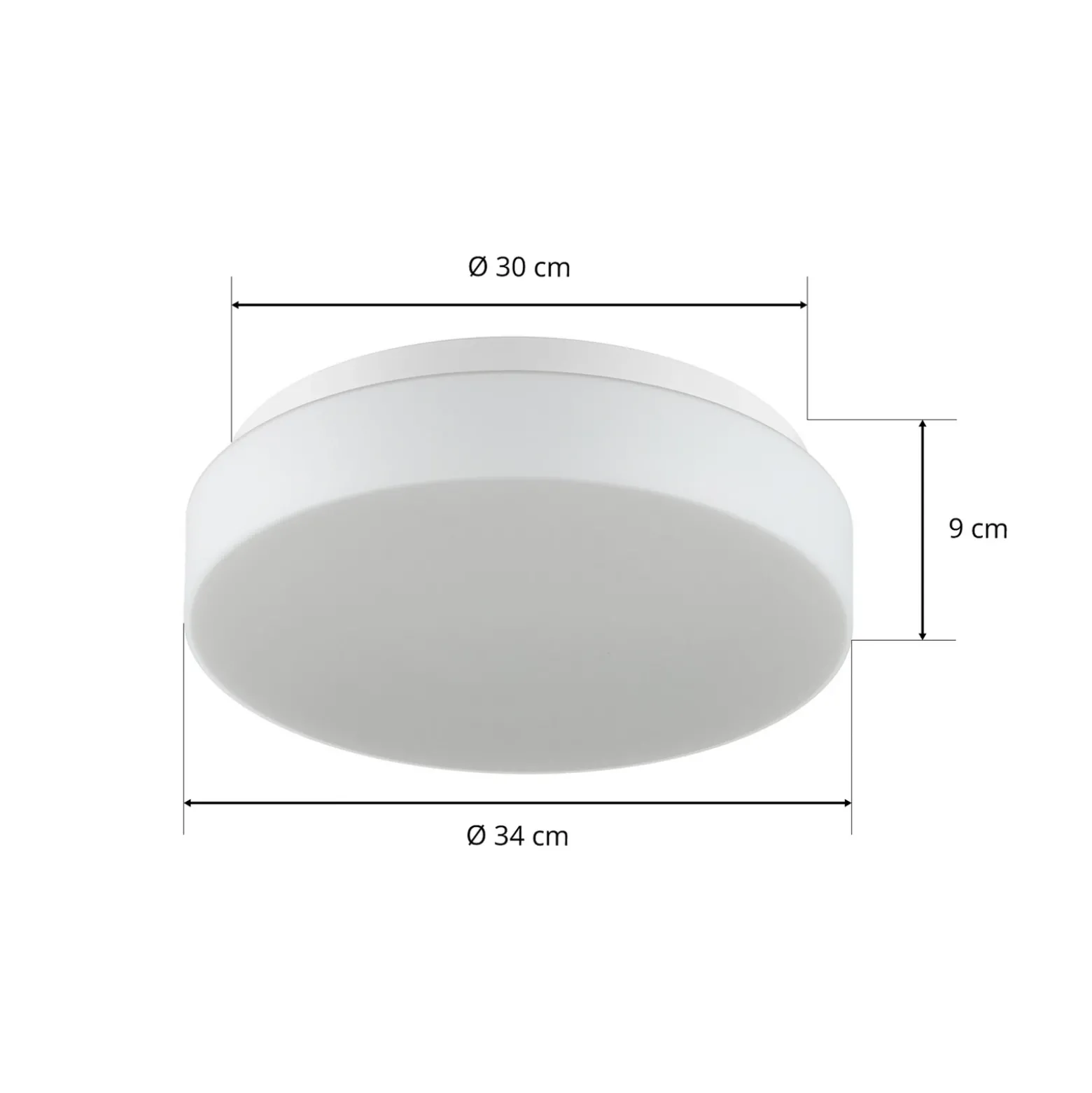Bega 50079 Plafón LED DALI 3.000K Ø34cm