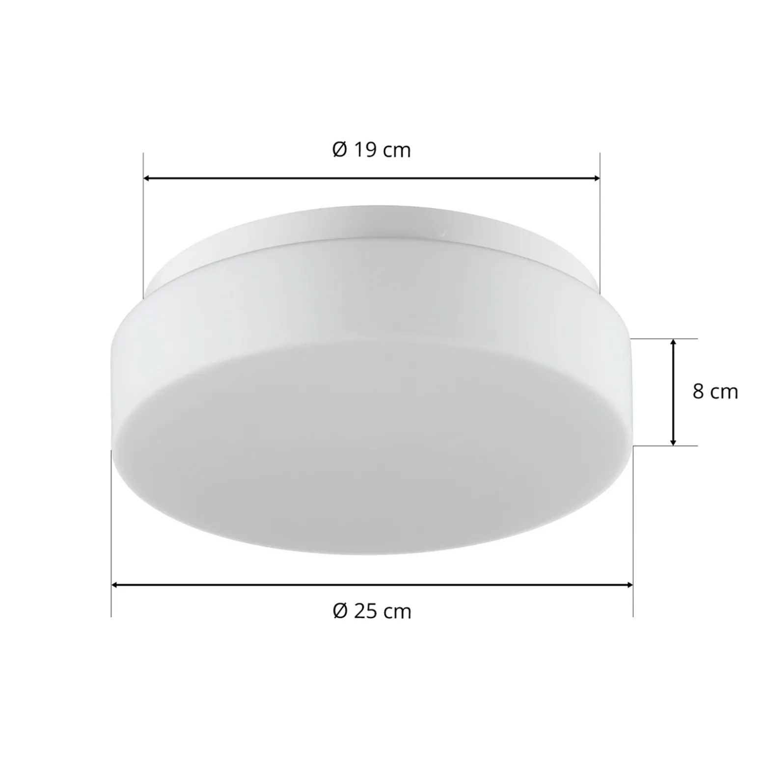 Bega 50078 Plafón LED DALI 3.000K Ø25cm
