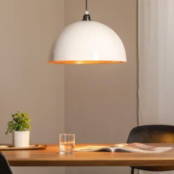 Berceste 232-S lámpara colgante Ø40cm blanco/oro