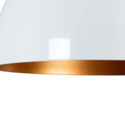 Berceste 232-S lámpara colgante Ø40cm blanco/oro