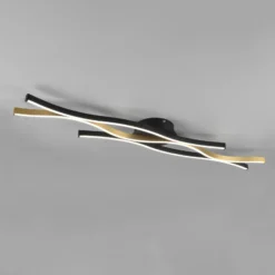 Blaze Plafón LED, CCT, atenuable, latón