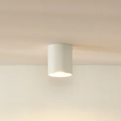 Bodi downlight de techo, redondo, blanco, Ø 8 cm, 1 luz, aluminio